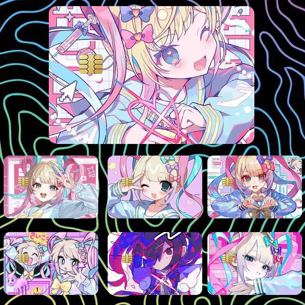 KAngel Needy Streamer Overload needy Girl Sticker Film Tape Skin for Credit Card Debit Card Waterproof Stickers