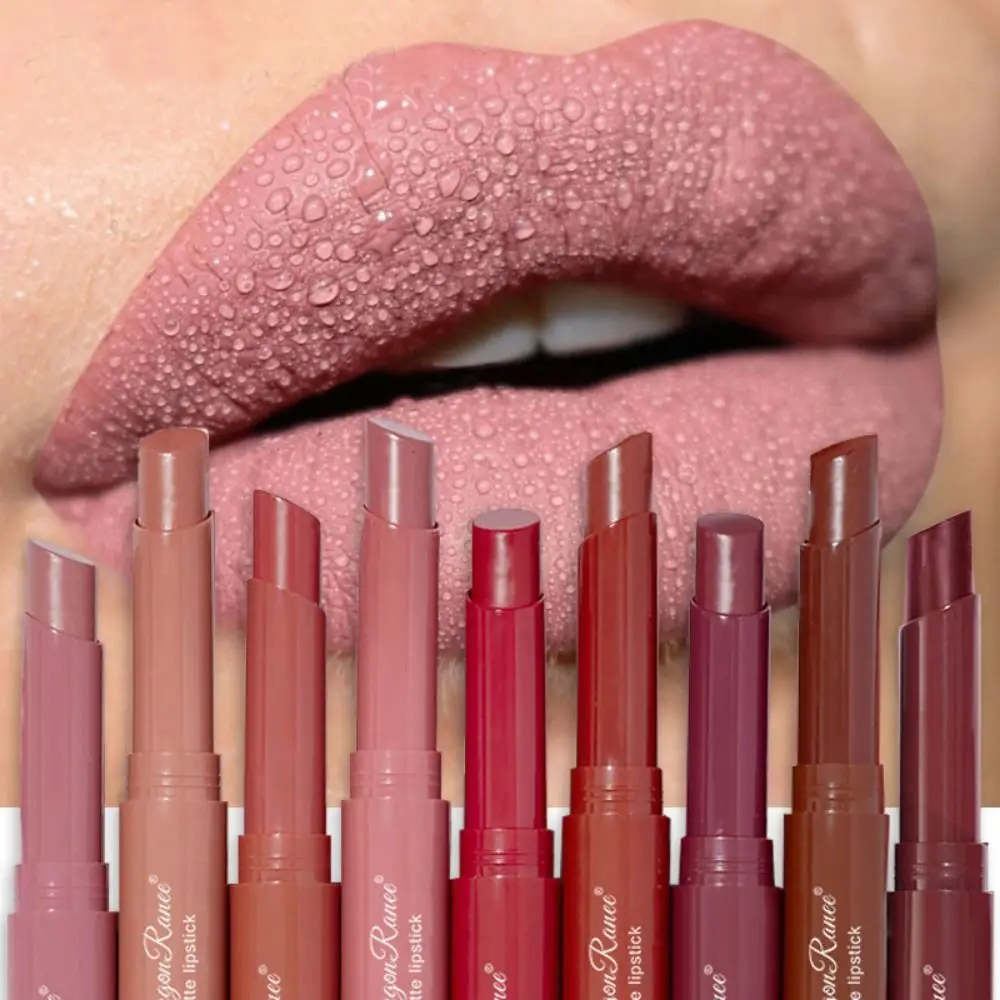 Colorful Matte Lipstick Women Sexy Velvet Waterproof Long Lasting Nude Lip Stick Lip Makeup Solid Lip Gloss Lips Care