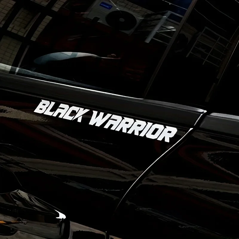 Warrior Car Vinyl Decal Bold Sticker for Body Window Rear Glass Door Motorcycle Personalized Auto Exterior Decor Style