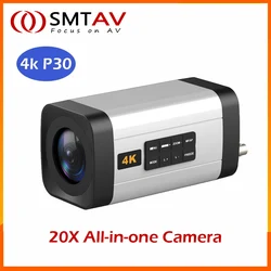 SMTAV 4KP30 UHD Camera 20X optical zoom 12x digital zoom Communication All-in-one Camera SDI NDI Camera