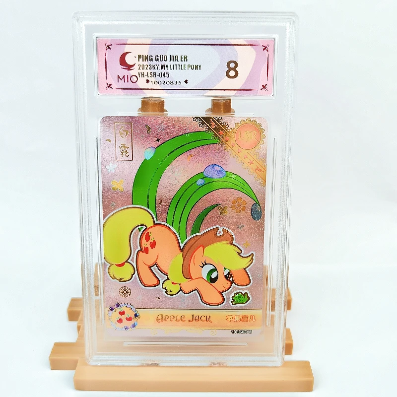 

KAYOU Genuine My Little Pony Card 8 Graded LSR MIO Rating Card Apple Jack Rare Anime Collection Card Toys Gift
