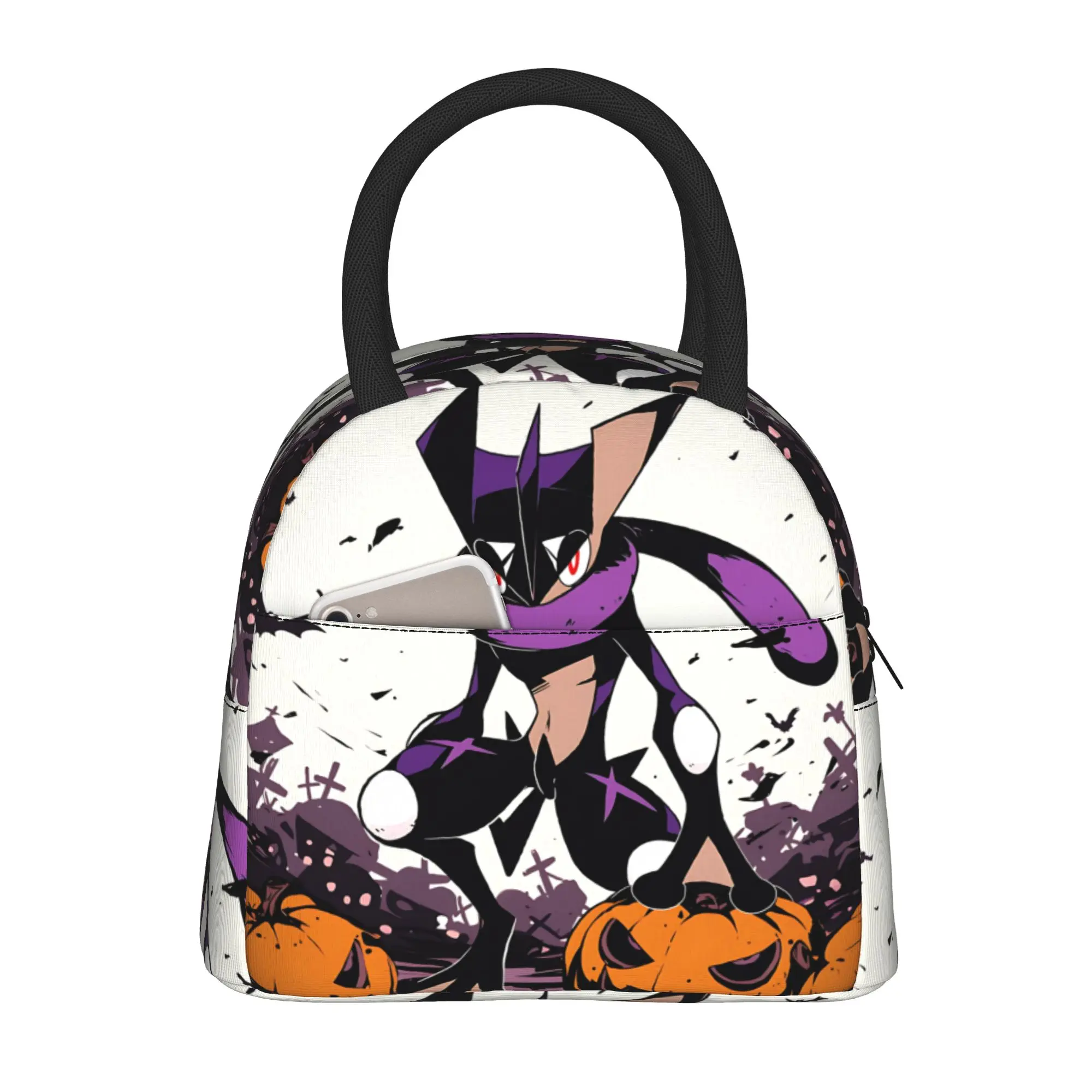 Pokemon Theme Handbag Insulated Lunch Bag Ice Pack Rice Bag  bolsa Student Bento Lunch Handbag Insulation