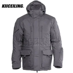 KIICEILING ECIG 4.0 Winter Tactical Jacket for Men, Thermal Streetwear, Trekking Hunting Ski Hiking Outdoor Parkas Coat Clothing