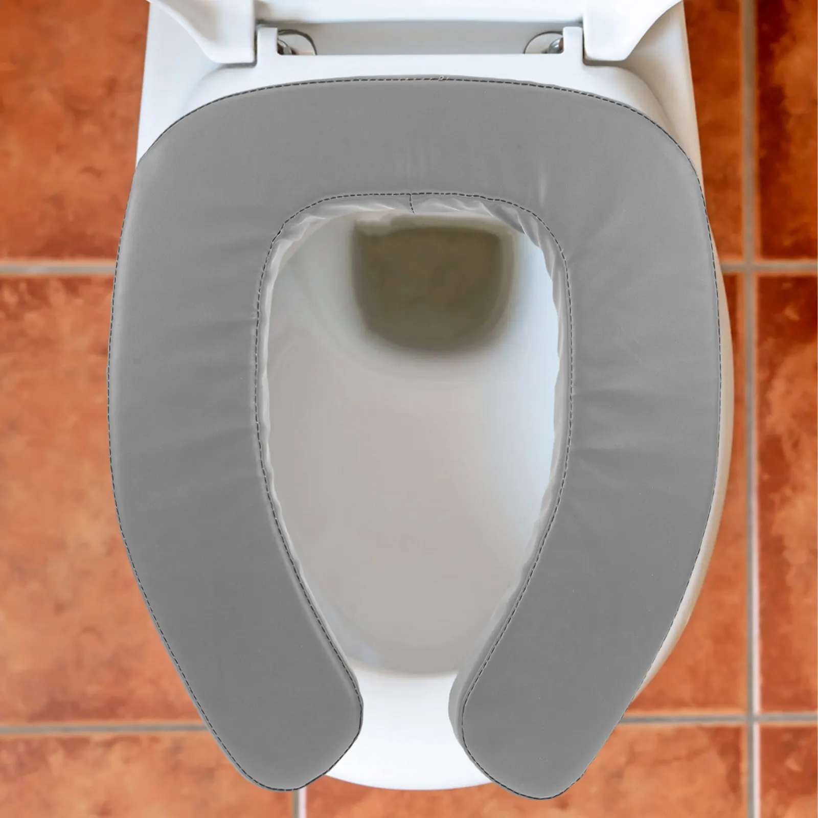 

Подушка-накладка на сиденье унитаза с утолщенной мягкой подкладкой, увеличивающая высоту, комфортный поддерживающий коврик для унитаза для пожилых людей