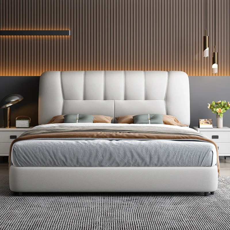 Pretty King Size Luxury Double Bed European Unique Queen Frame Double Bed Princess Modern Letto Matrimoniale Bedroom Furniture