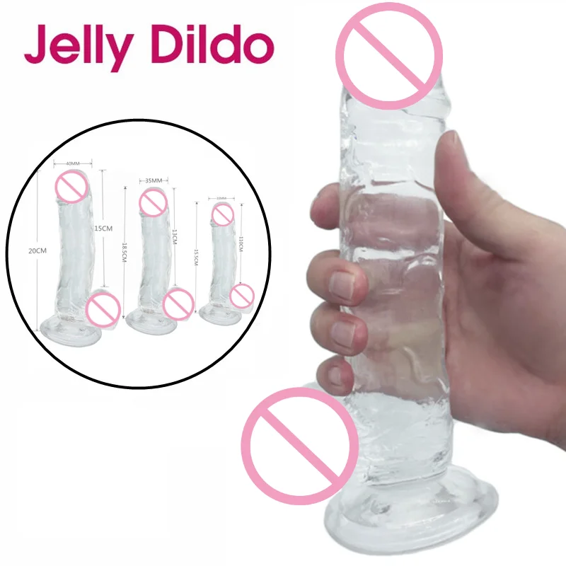 New Skin feeling Realistic Big Dildo Flexible Penis Dick With Suction Cup Strap-on Female Masturbation Strapon Dildo For Women