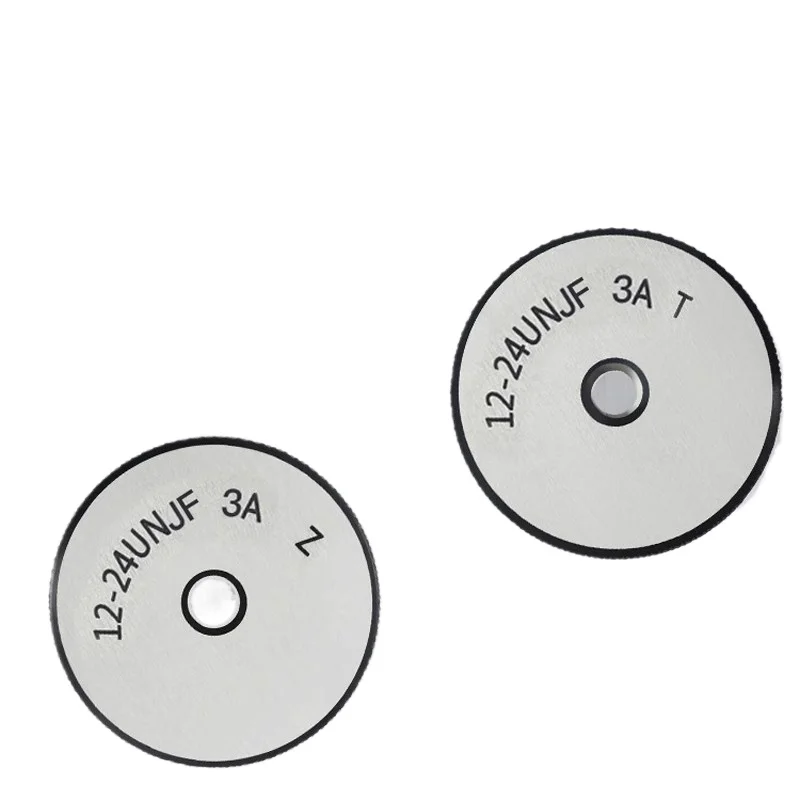 موضوع حلقة قياس 1/4-28 3/8-24 1/2-20 5/16 3/4 UNJF 3A الدقة المسمار موضوع قياس تخصيص الذهاب Nogo Gages #5