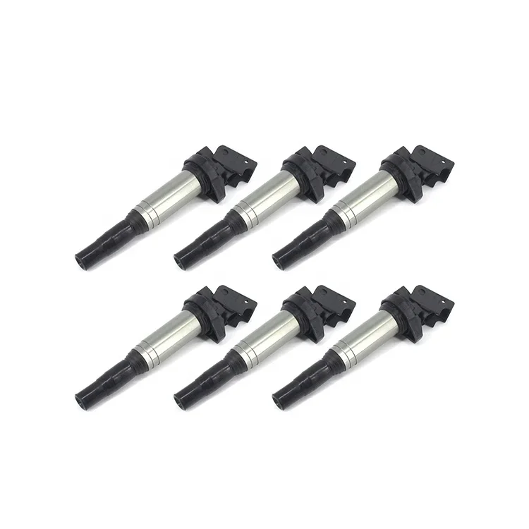 Set of 6 Pack Ignition Coil 12138616153 For BMW E82 E9X F30 F80 E60 F07 F10 F13 E84 F25 E70 E71 E85 E89