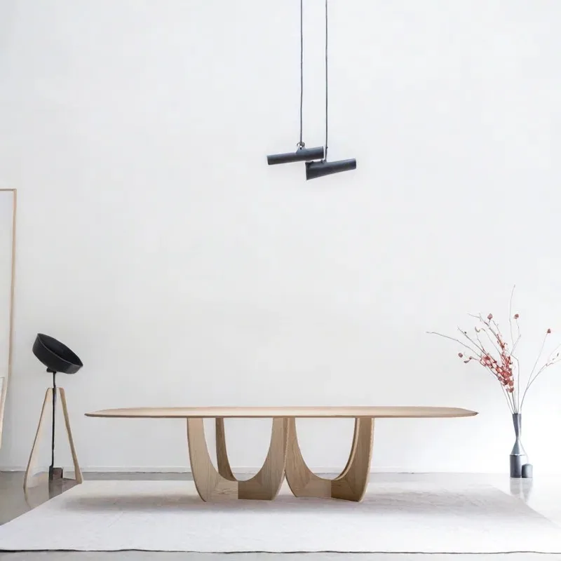 

Table Manager Designer Asthetic Wood Office Long Modern Executive Desk Standing Study Conference Mesa De Escritorio Home Office