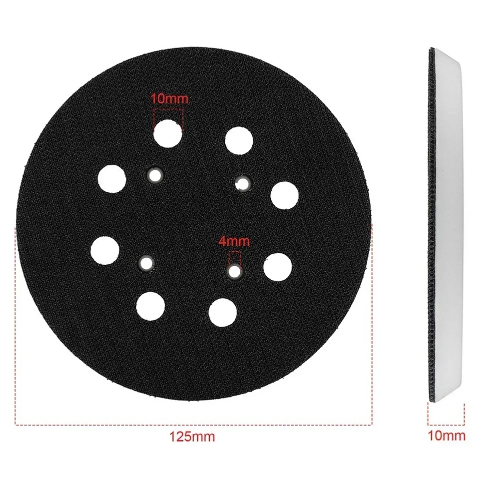 Almohadilla de respaldo de 5 pulgadas y 125mm, almohadillas de lijado, placa de respaldo para lijadora Bosch PEX 300 AE 400 AE 4000 AE, pulido