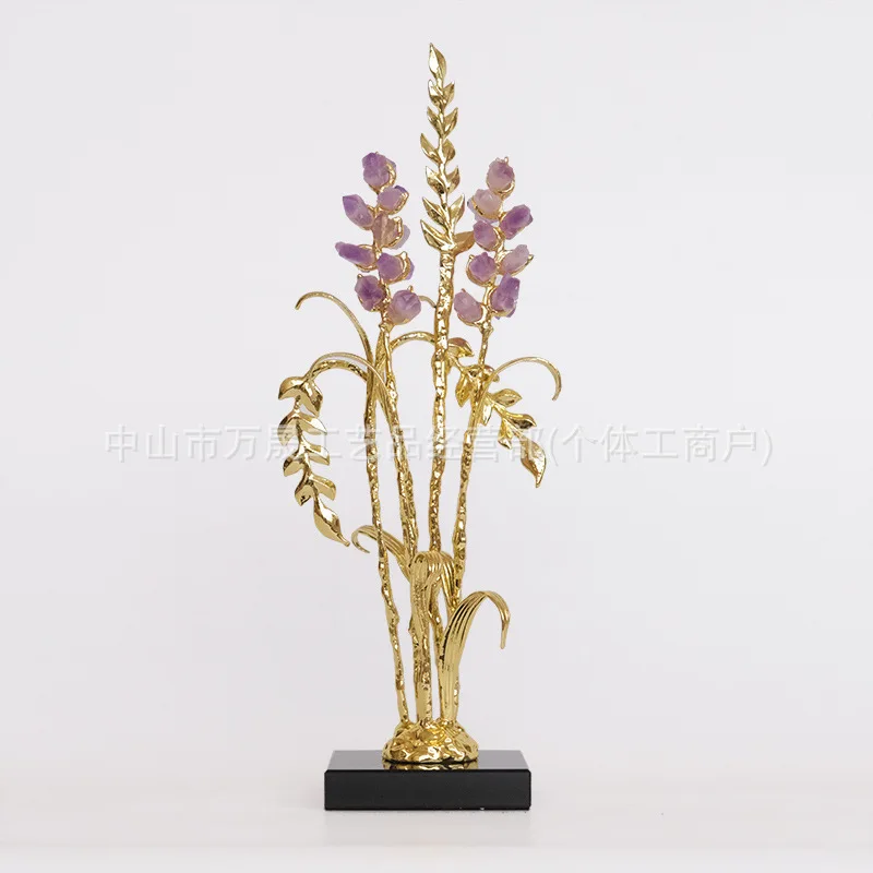entryway ornament, harvest barley, living room TV cabinet, niche decoration, housewarming and grand opening, high-end gift