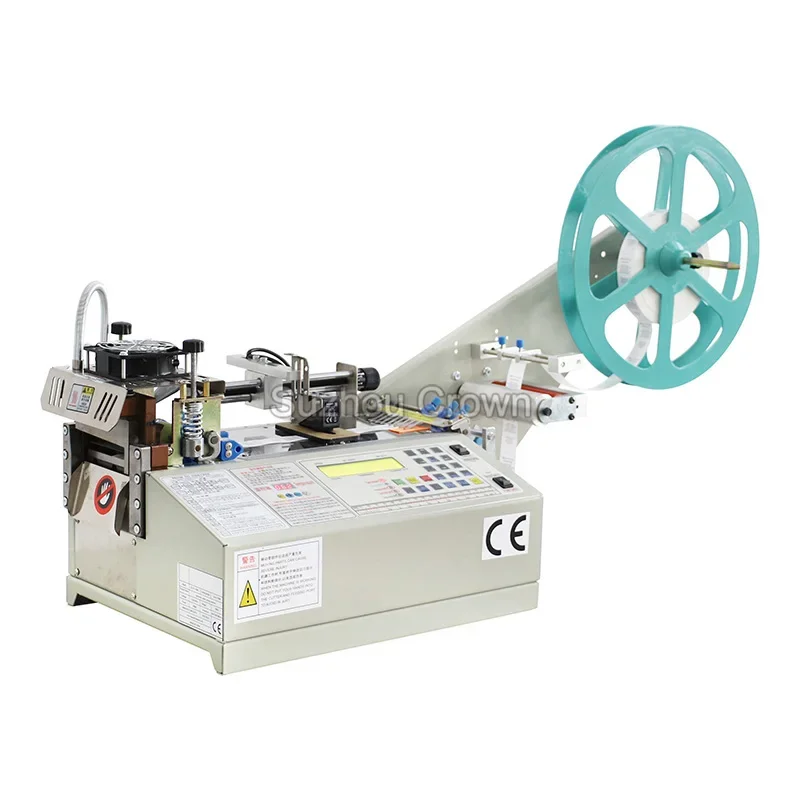 Automatic Cold & Hot Textile Belt Cutting Machine With Stepping Motor