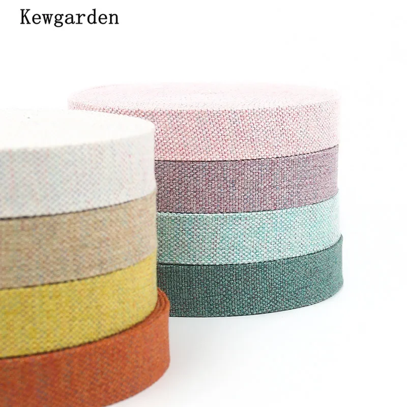 

Kewgarden 1.5" 1" 10mm 25mm 40mm Fabric Ribbons DIY Hair Bowknots Dog Collar Accessories Make Materials Handmade Carfts 10 Yards