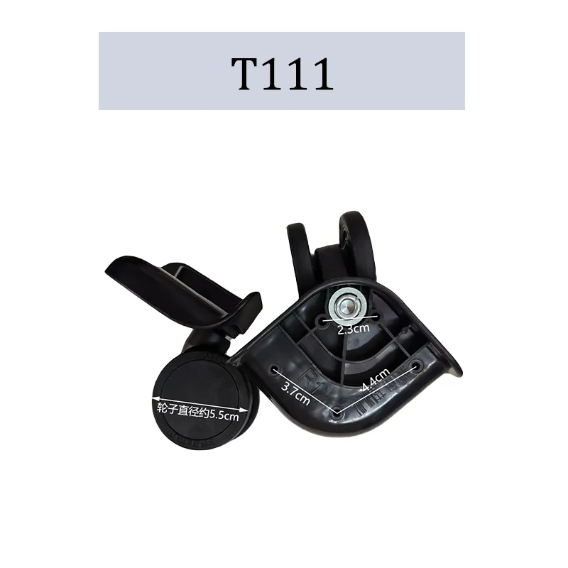 For SJTOBOL T111 Luggage Wheel Repair Kit - 5.5cm Silent Replacement Wheels Heavy Duty 360° Spinner Luggage Easy Installation