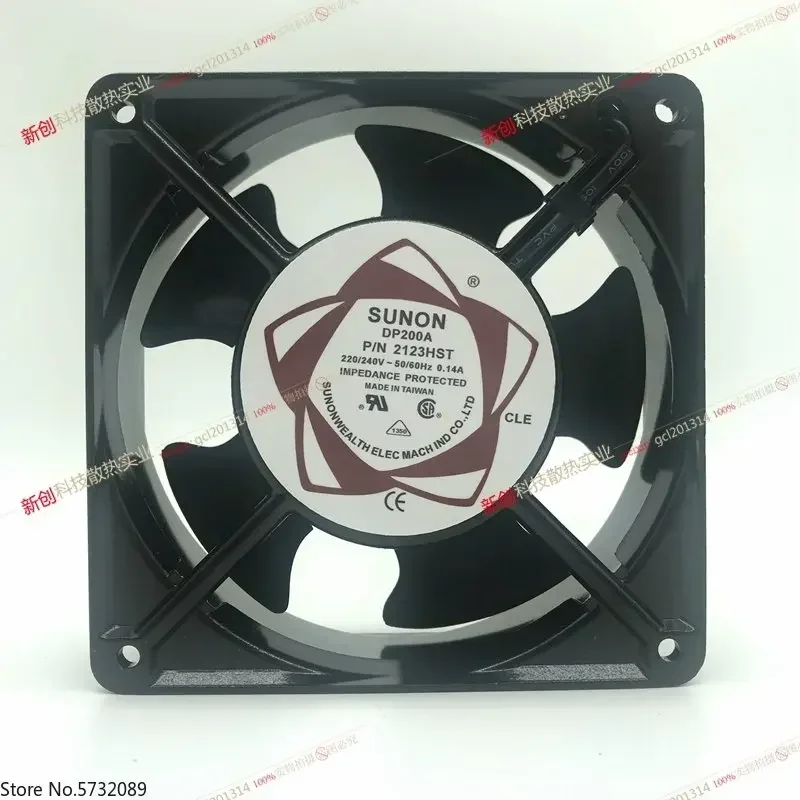 

5PCS SUNON Jianzhuan DP200A P/N2123HST 12CM 220V-240V 0.14A heat dissipation fan