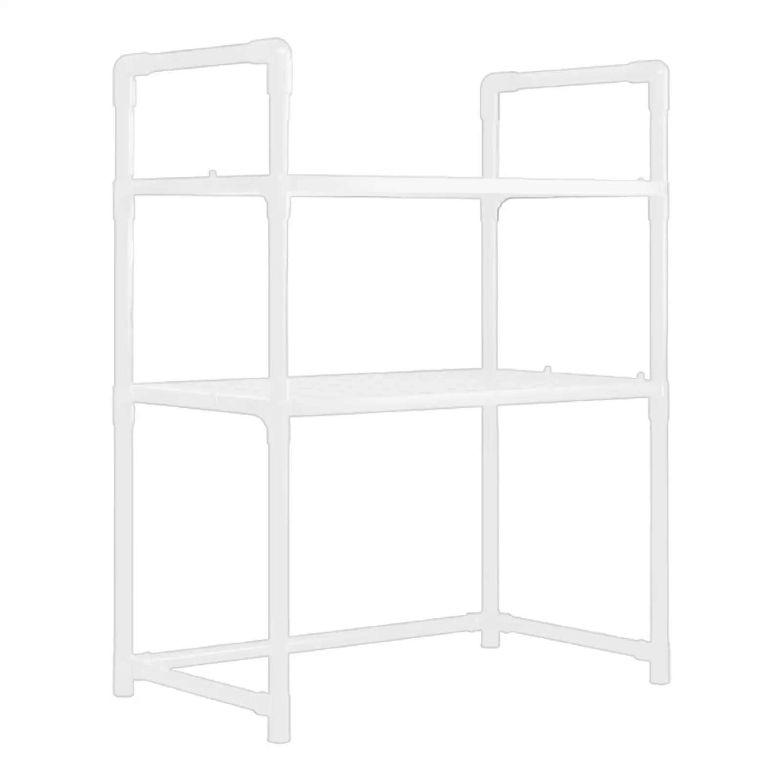 

Kitchen Cupboard Organizer Heavy Duty Microwave Shelf Rack for Space Saving Storage and Appliance Stand