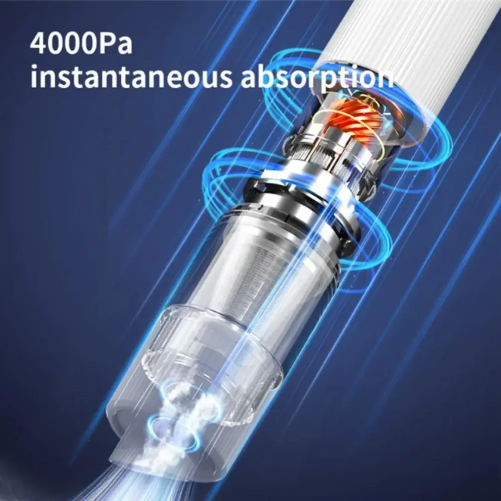 مكنسة كهربائية محمولة قابلة لإعادة الشحن، تصميم لاسلكي صغير محمول، مكنسة كهربائية للغبار، شفط قوي، مكنسة محمولة