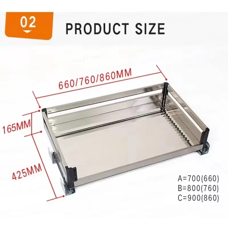 Kitchen Cabinets Accessories Cabinet Drawer Slides Kitchen Storage Cabinet Drawer view 3