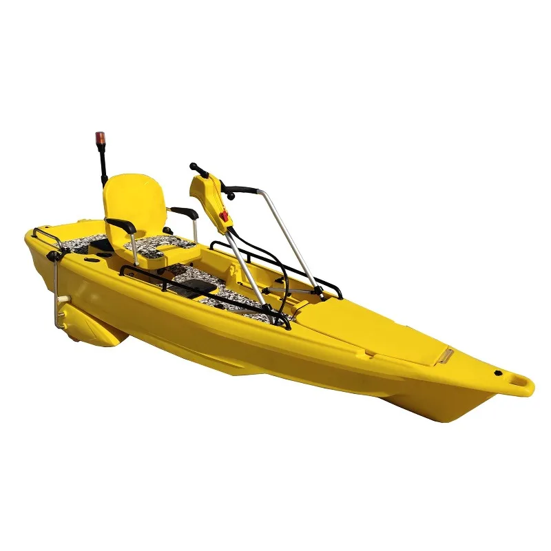 Large fishing kayak fishing boat with pump spray system electric drive