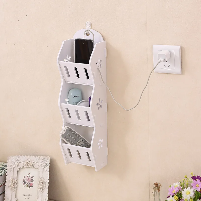 Wall Mounted Storage Rack, Bathroom Organizer, Storage Rack, Restroom, Bedroom, Wall Decoration, No Punching Required