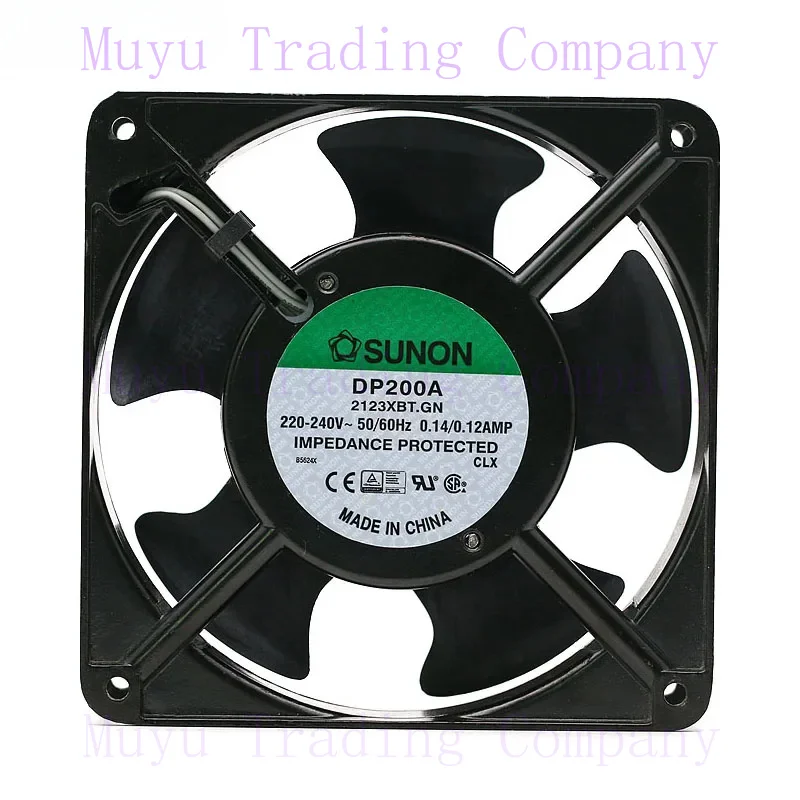 AC 220V fan For Sunon DP200A P/N 2123XBT.GN 0.14A 12038 220V 120*120*38mm industrial case cabinet cooling fan 120mm