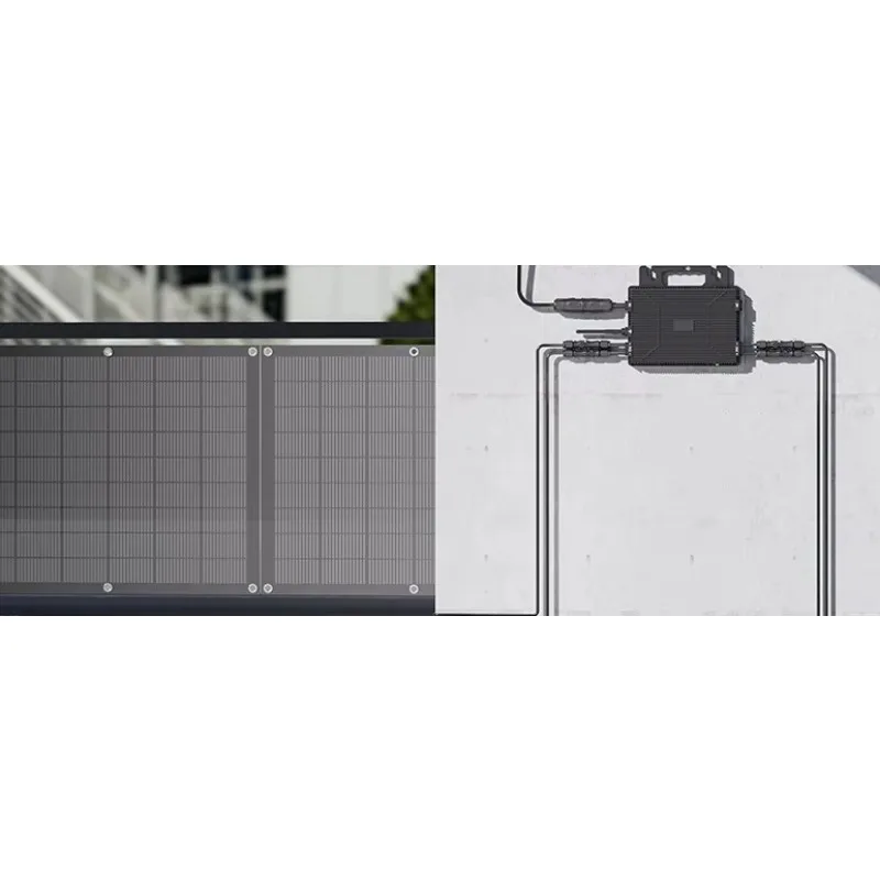 800W Grid Tie Micro Inverter Solar Kit for Balcony Garden RVs with 4*200w Panel Home Energy System