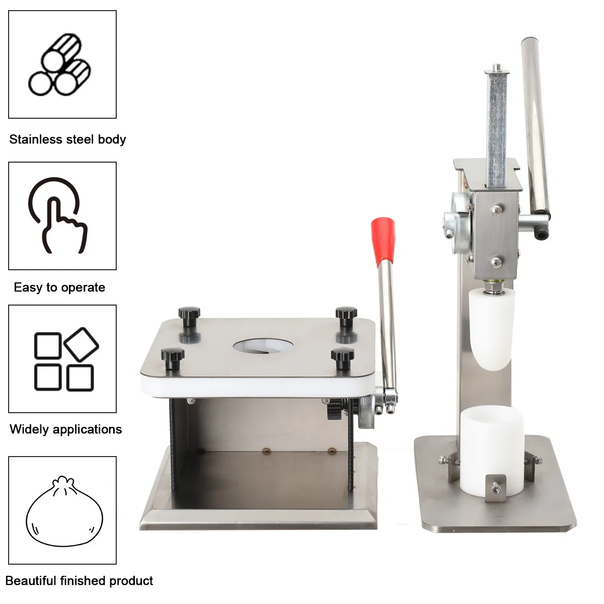 صانع باوزي آلة تشكيل الكعك اليدوية صانع باوزي عالي الكفاءة في مطعم المقصف للاستخدام المنزلي والتجاري