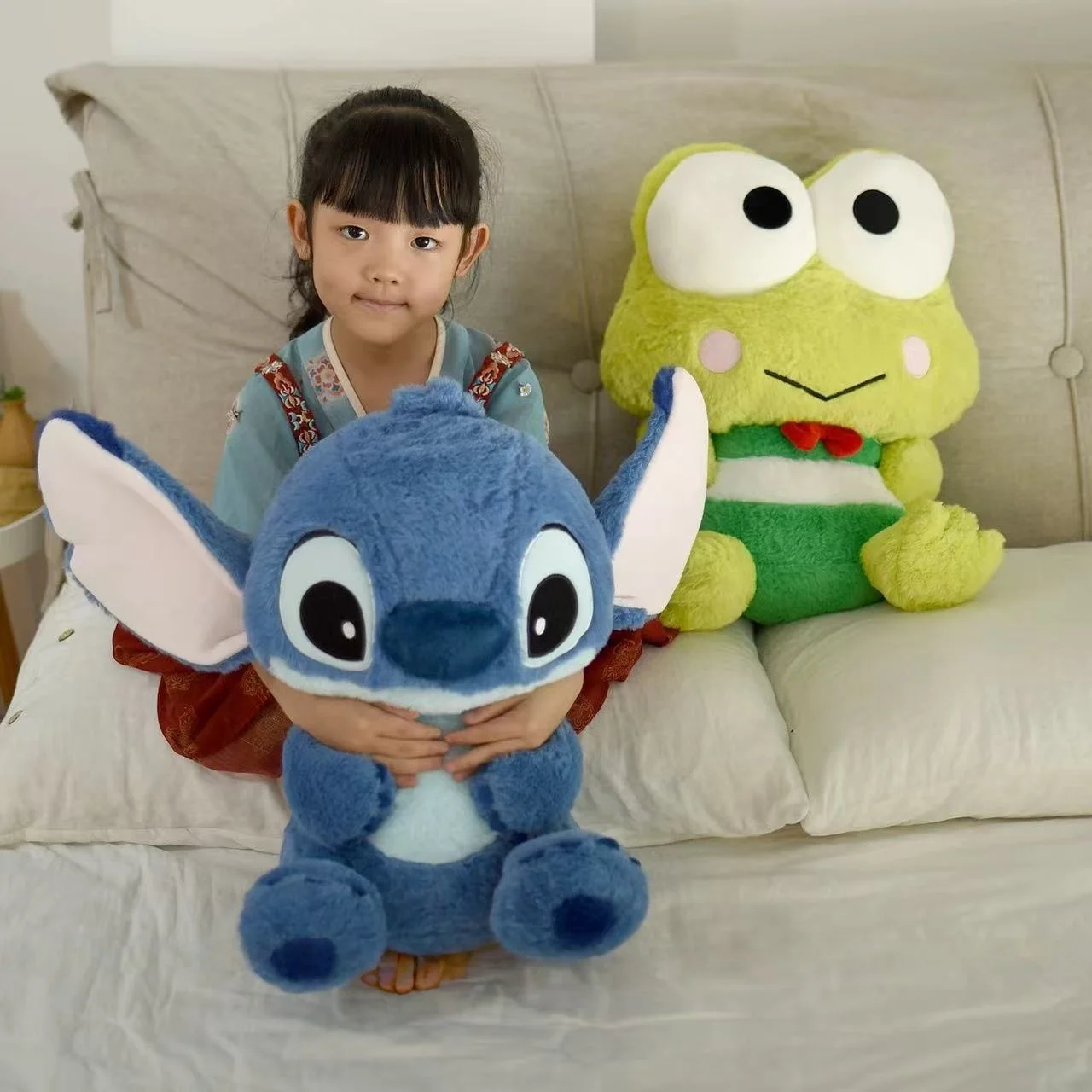 

Sanrio плюшевая кукла Kero Kero Keroppi кулон стежок игрушка подушка Kawaii мягкий подарок для детей друг