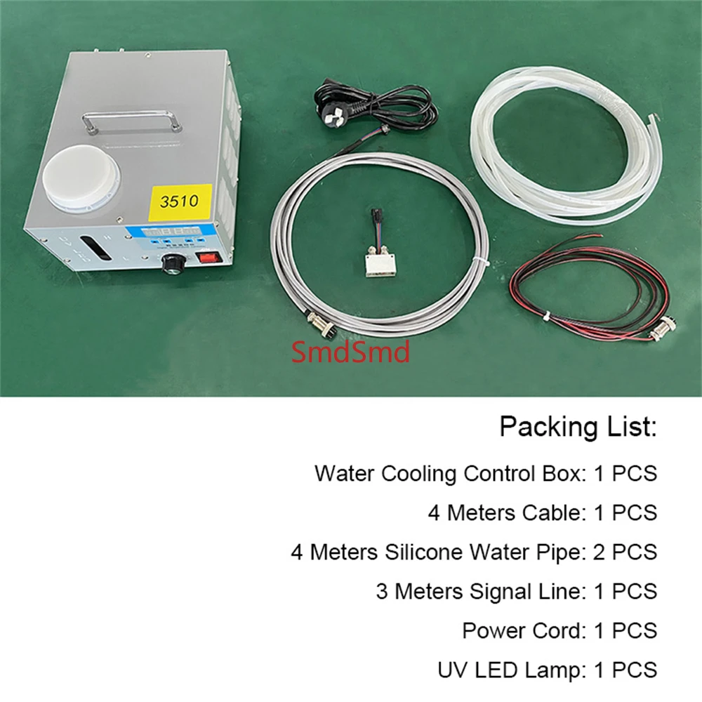 Complete Set UV LED Curing Light System for Epson 1390 L1800 Printer Modified Water-cooled UV Lamp