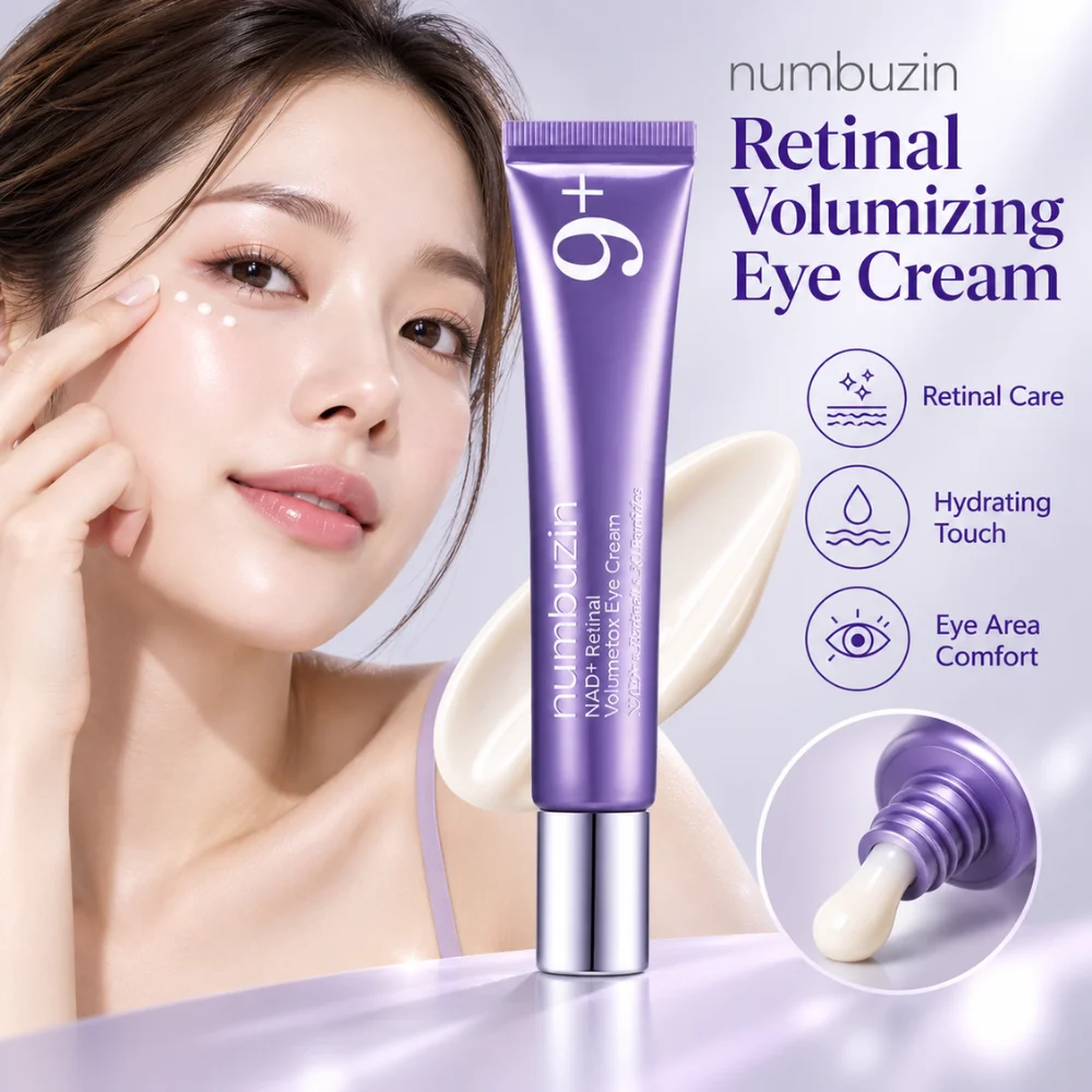 Retinal Eye Cream 20ml Hydrating Eye Contour Moisturizer With Precision Nozzle For Gentle Nighttime Skin Care Routine