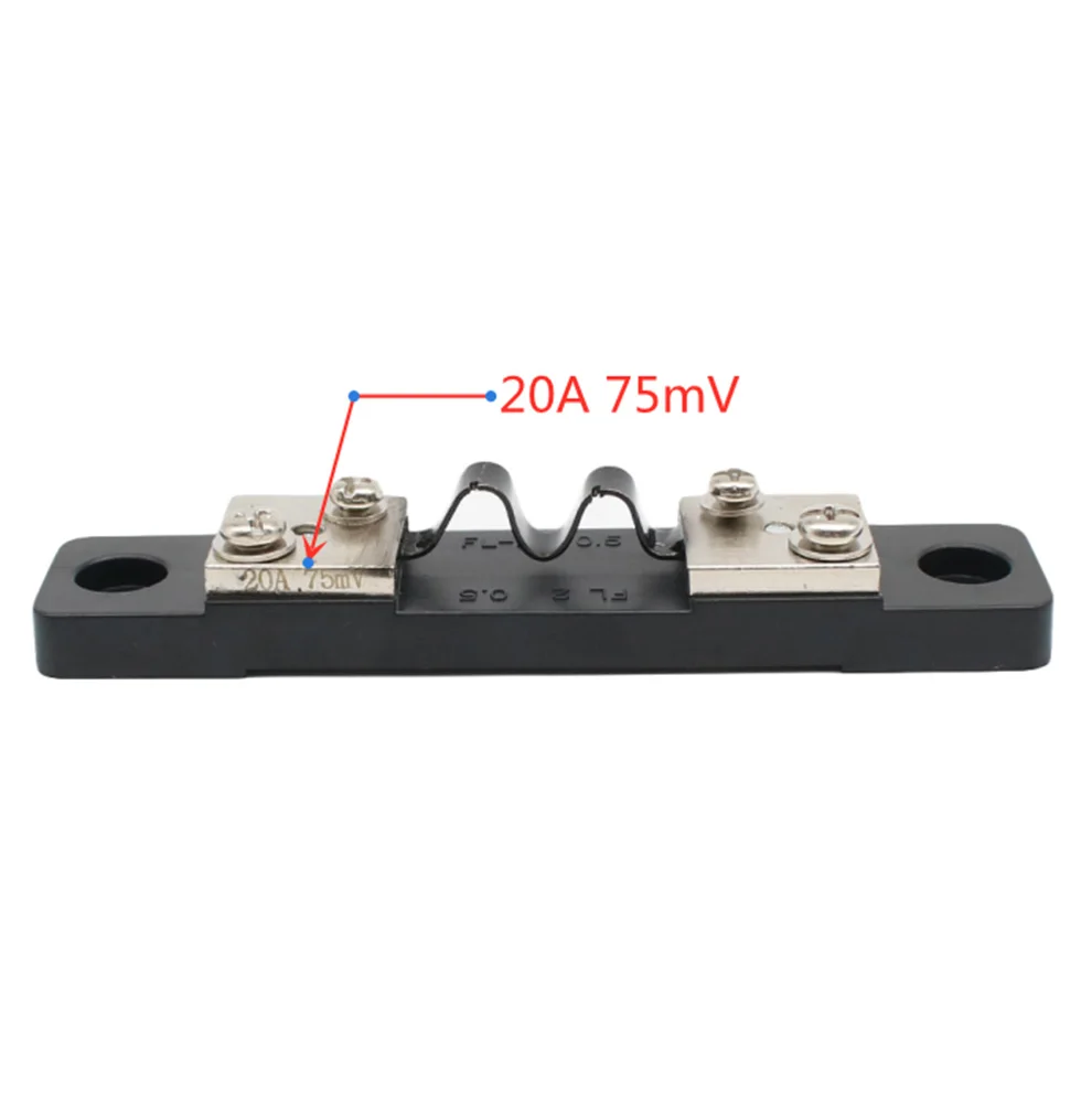 1pcs External Shunt FL-2 10A-50A/75mV Current Meter Shunt resistor For digital ammeter amp voltmeter wattmeter