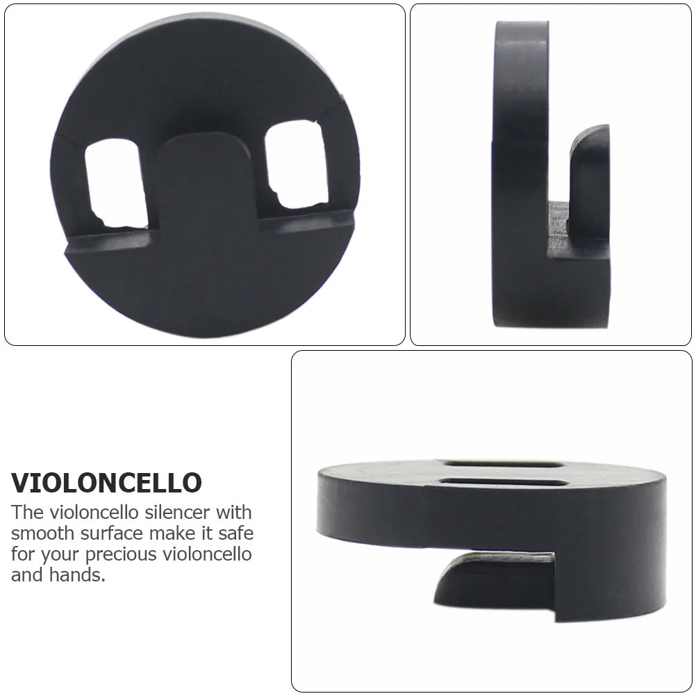 Cello Mute Violoncello Part Violin Round for Rubber Sordine Durable Sound