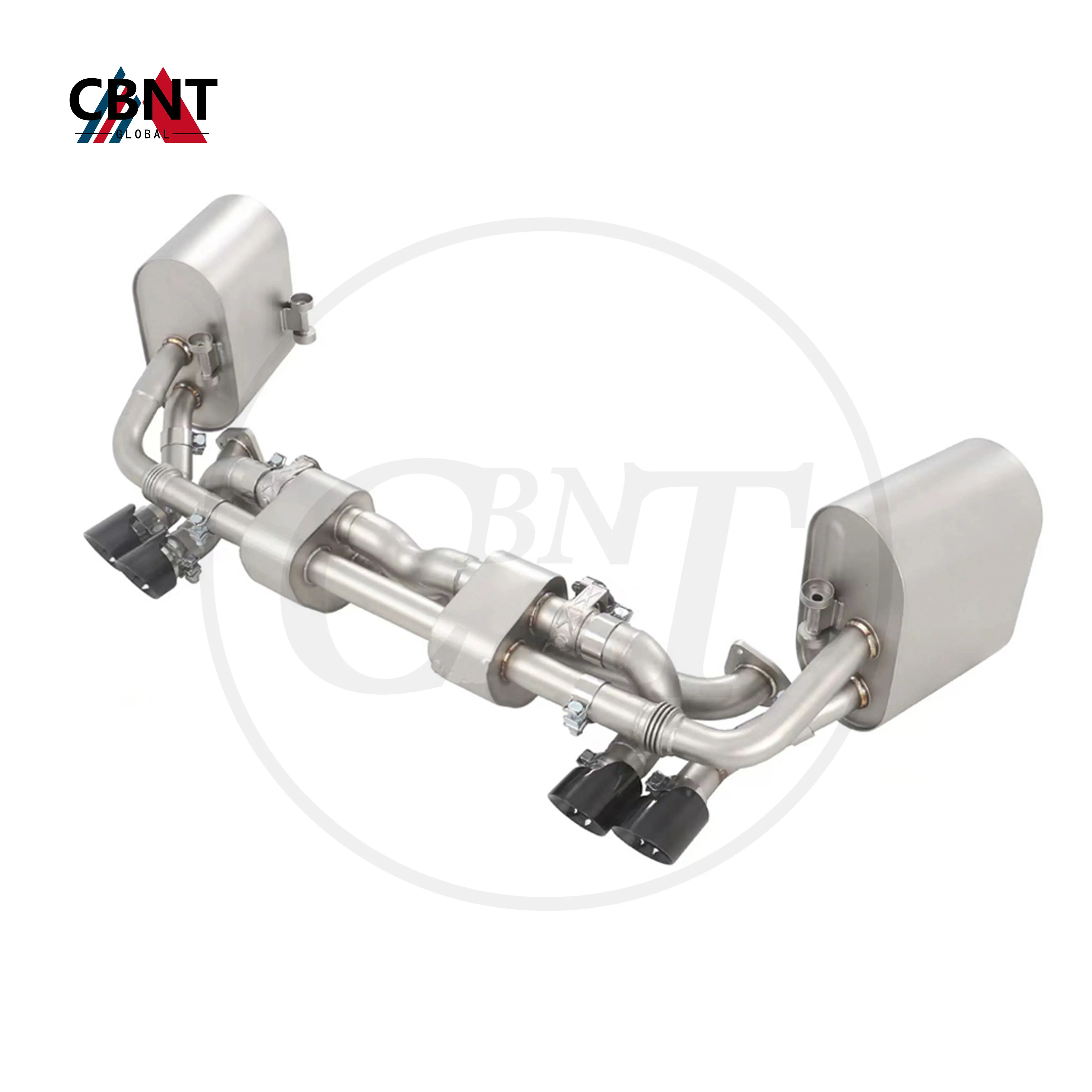 

CBNT Exhaust Axle-back for Porsche 911 997.2 997.1 991.1 Tuning Exhaust-pipe with Valve Muffler Performance SS304 Catback