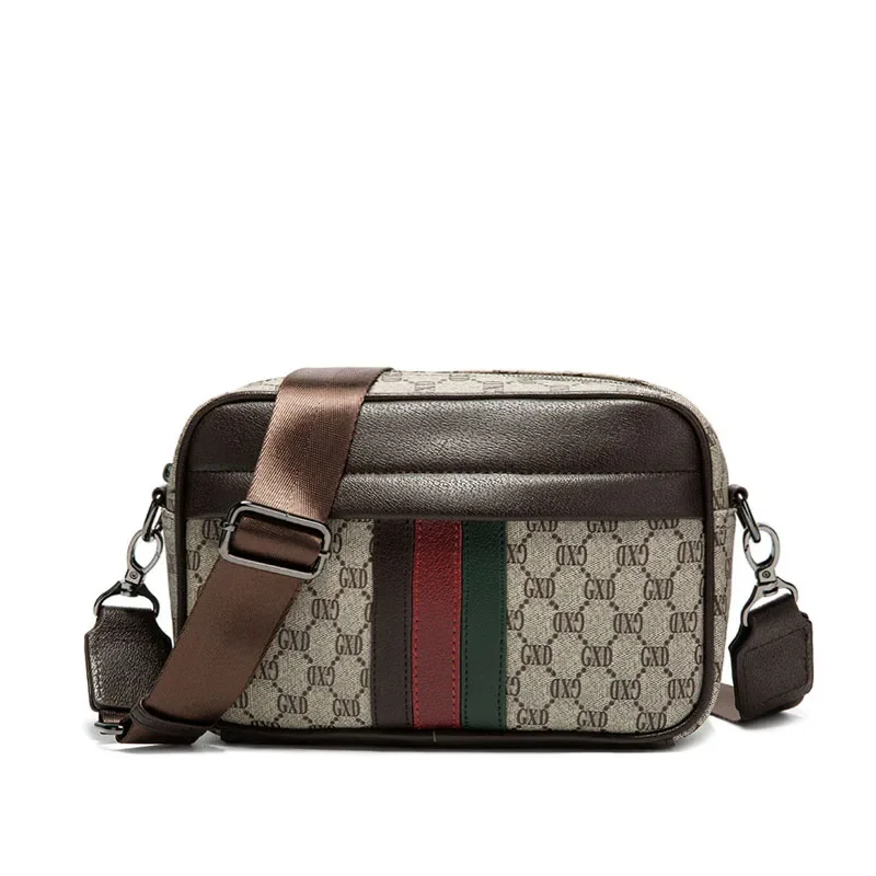 

Fashion Shoulder Bag for Young Men 2025 Popular PU Leather Waterproof Crossbody Bags Party Business Casual Mobile Bag Wholesale