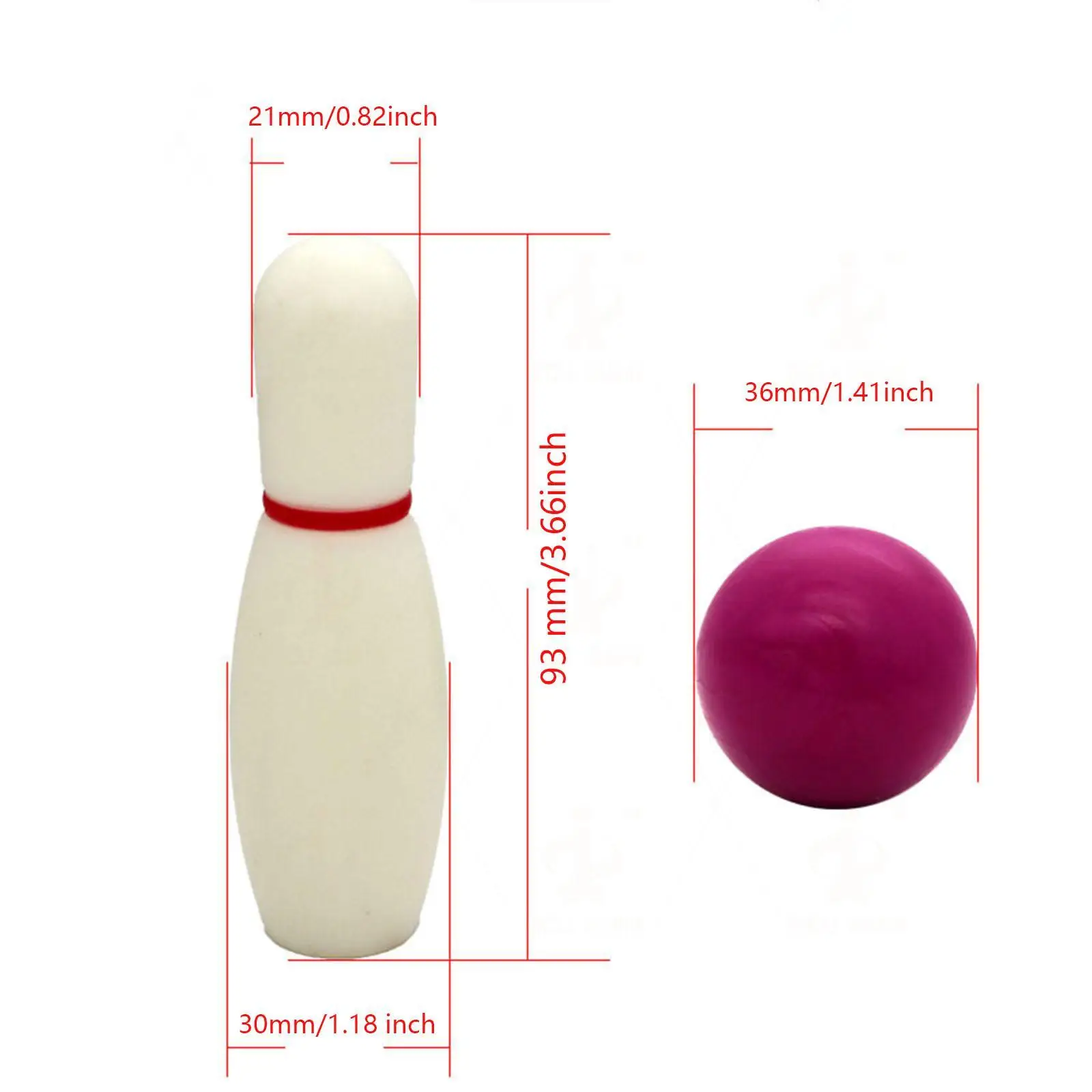 Set da gioco da bowling per bambini Giocattoli interattivi per bambini 4 palline e 10 pin Giocattoli educativi per il tempo libero per bambini in età prescolare