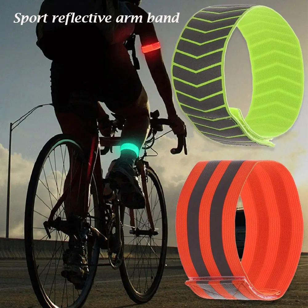 Outdoor Running Fishing Accessories Bicycle Bind Strap Cycling Reflective Strips Sport Tape Bike Safety Alert Warning Armband