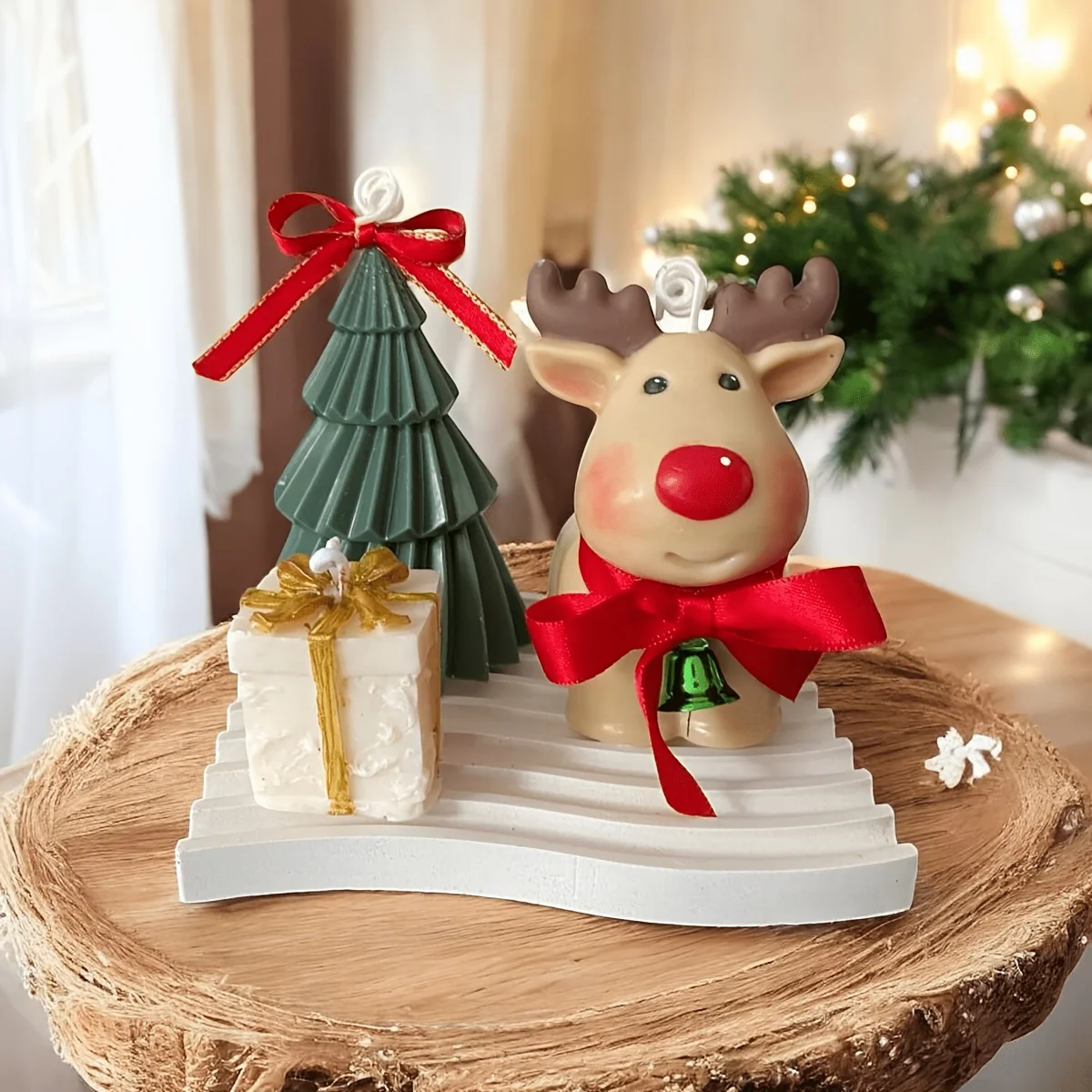 Harz- und Silikonformen, 3D-Weihnachts-Rentierformen, Niedliche Rentierformen, 3D-Weihnachtskerzenformen, Weihnachtsseifenformen – Detail 3