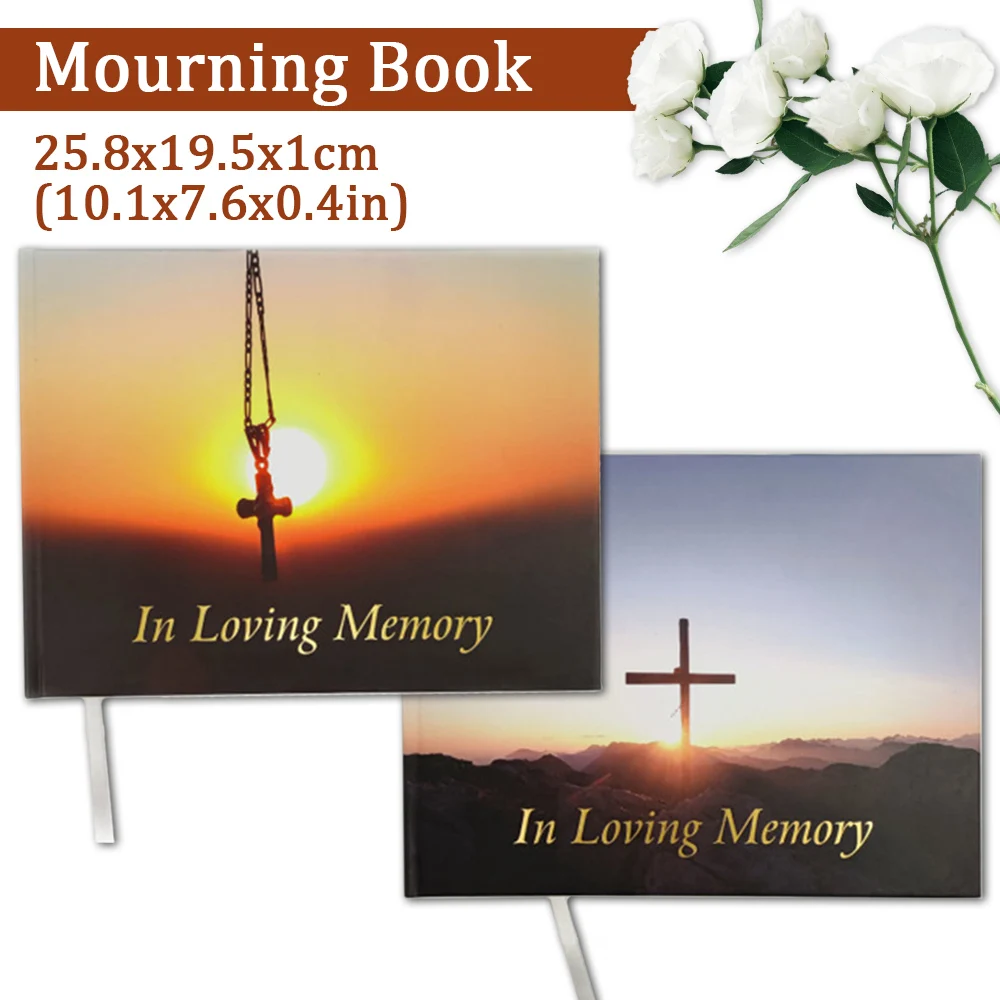 Signature Funeral Book Guest Book Funeral Reception Sign in Funeral Message Book Keepsake Album Anniversary Memorial Service