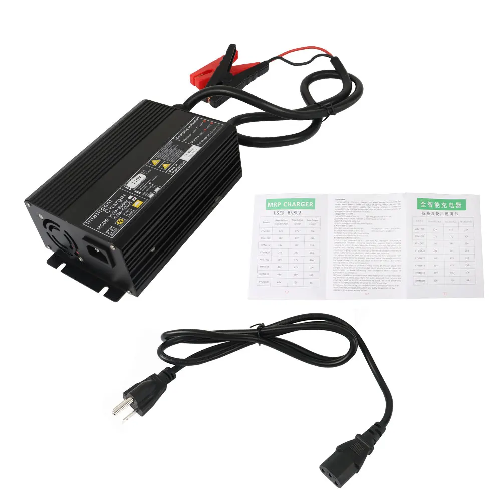 14.6V 30A LifePO4 Battery Charger Trickle Charger Smart Charger and Maintainer for Lithium-Iron Deep Cycle Rechargea