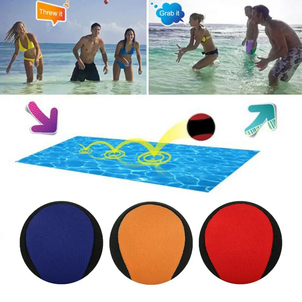 Mainan bola pantul air dewasa 55mm, bola pantul pantai elastis luar ruangan untuk kolam renang TPR pantai