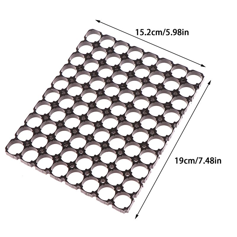 18650 حامل البطارية شرائح تثبيت يمكن تقسمها ودمجها مع قاعدة توصيل البطارية العمود الدائري 8*10