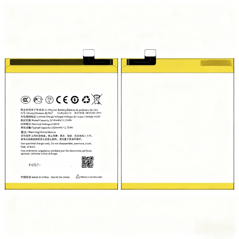 بطارية الهاتف المحمول BLP657 بقدرة 3300 مللي أمبير في الساعة لهاتف OnePlus 6 بطارية بديلة + أدوات #2