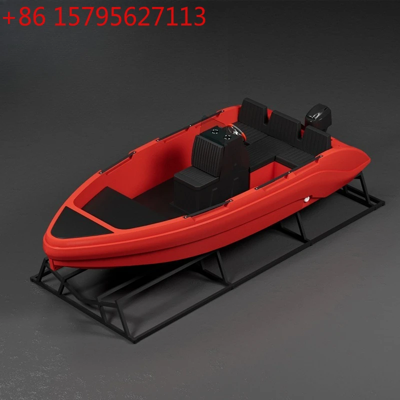 4.9 meters HDPE rotational molding fishing boat cultural tourism project rental water entertainment boat corrosion-resistant