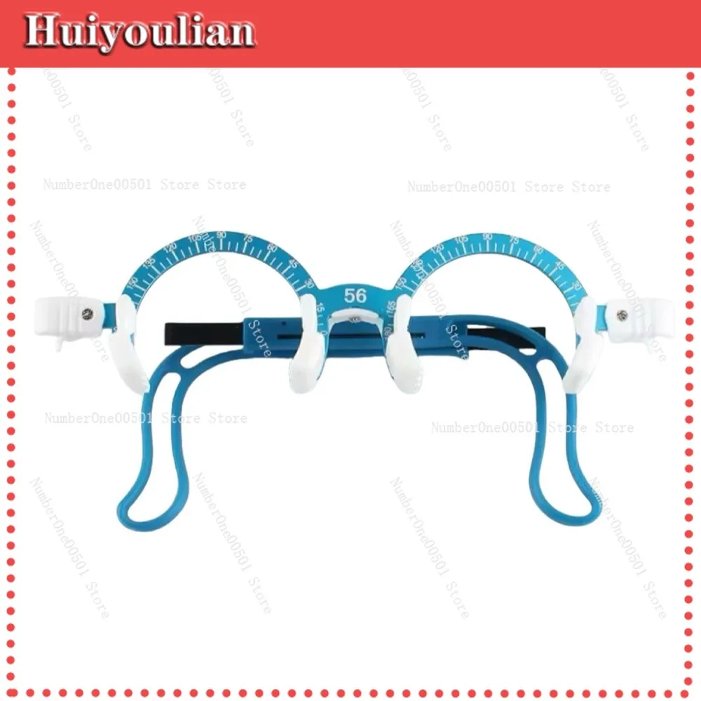 Adjustable Trial Frame 4 Lenses Optometry Glasses Fitting Tool Lightweight Aluminum Alloy -LBW001