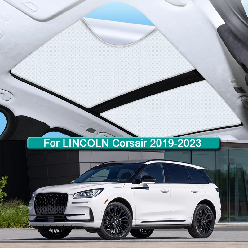 

Roof Sunshade For LINCOLN Corsair 2019-2022 2023 Car Electrostatic Adsorption Sunroof Sunshade Skylight Blind Shading Sticker