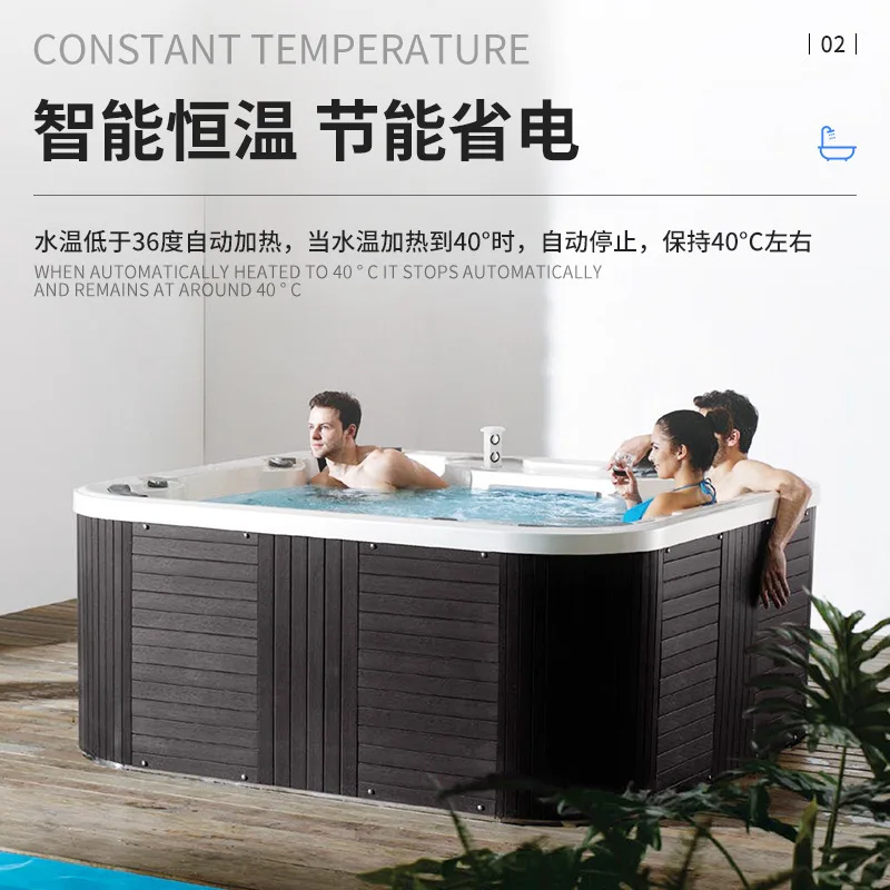 Outdoor Large Pool Spa Villa Individual Heated Smart SPA Bath Pool