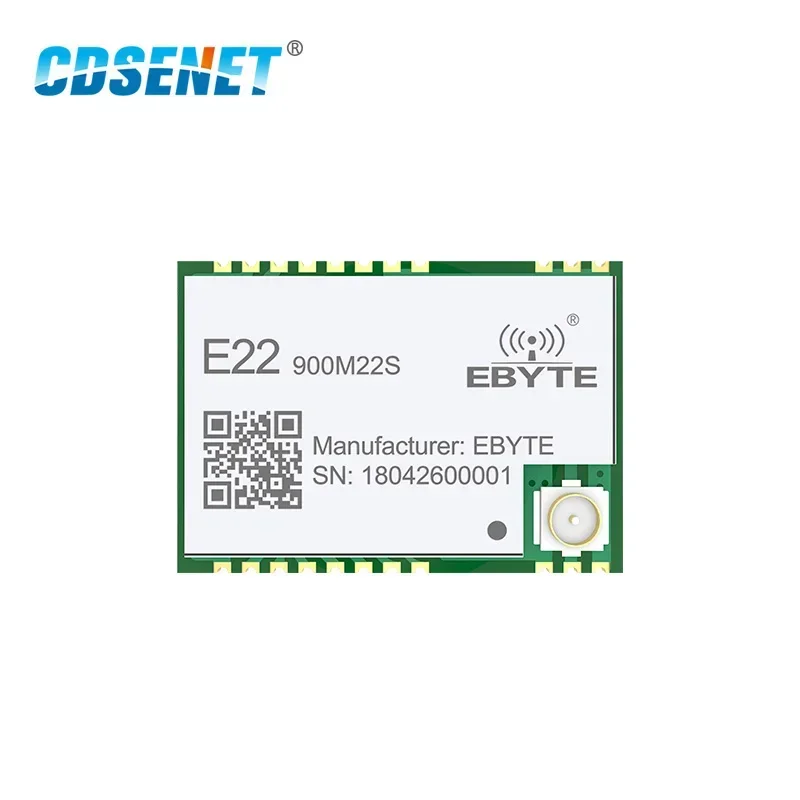 Imagem -06 - Módulo sem Fio rf Spi 22dbm 915mhz Smd Transmissor Receptor Iot Eletricidade E22-900m22shigh-precision Tcxo Pcs Cdsenet-sx1262