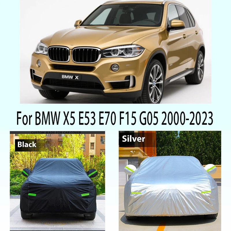 

For BMW X5 E53 E70 F15 G05 Full Car Cover Outdoor Auto Sun Shade Anti-UV Snow Rain Protection Waterproof Cover Dustproof