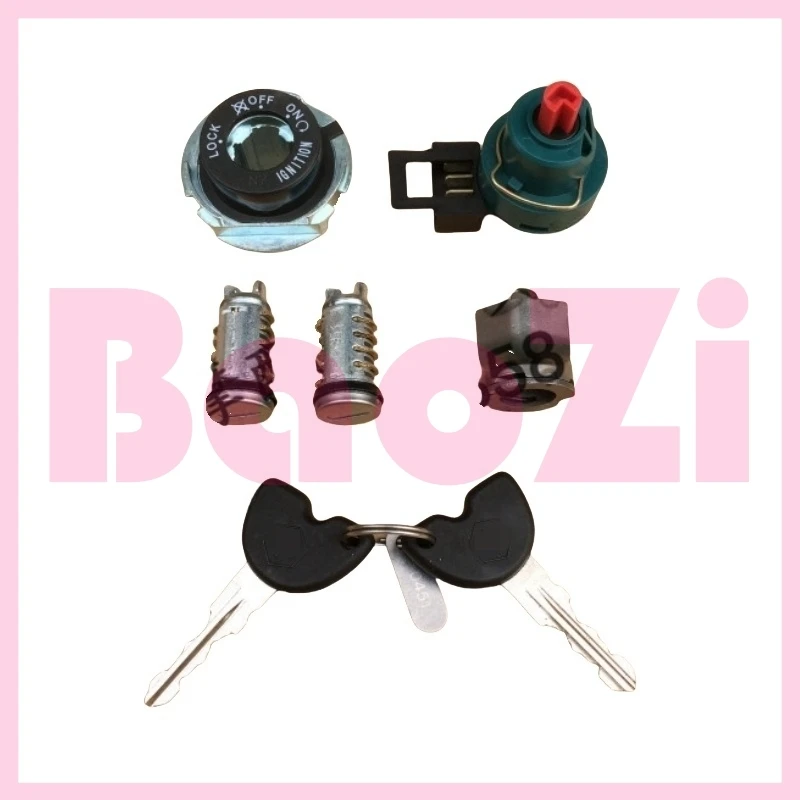 Lock Kit / Ignition Switch / Seat Lock for Piaggio Byq100t-e 50qt