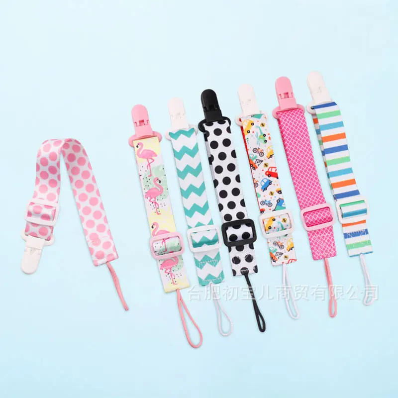 Baby Pacifier Clips Chain Dummy Clip Holder Nipples Hot Sale Cute Children Cartoon Pacifier Clip Soother Holder Gift